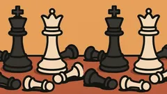 Palapeli: löydätkö 3 eroa kuvasta, jossa on shakinappuloita, 27 sekunnissa?