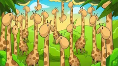 Aivopähkinä: Löydätkö käärmeen kirahvien joukosta 10 sekunnissa?